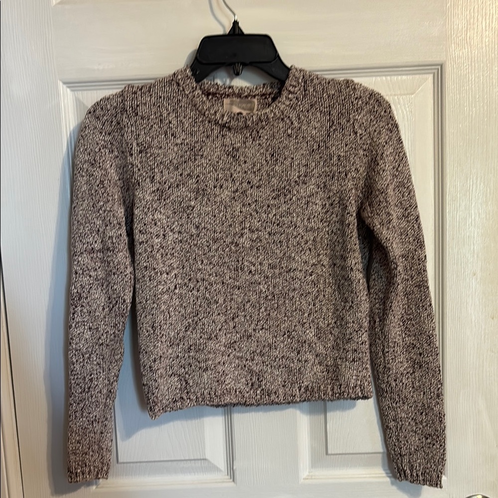Cozy Knit Purple Sweater